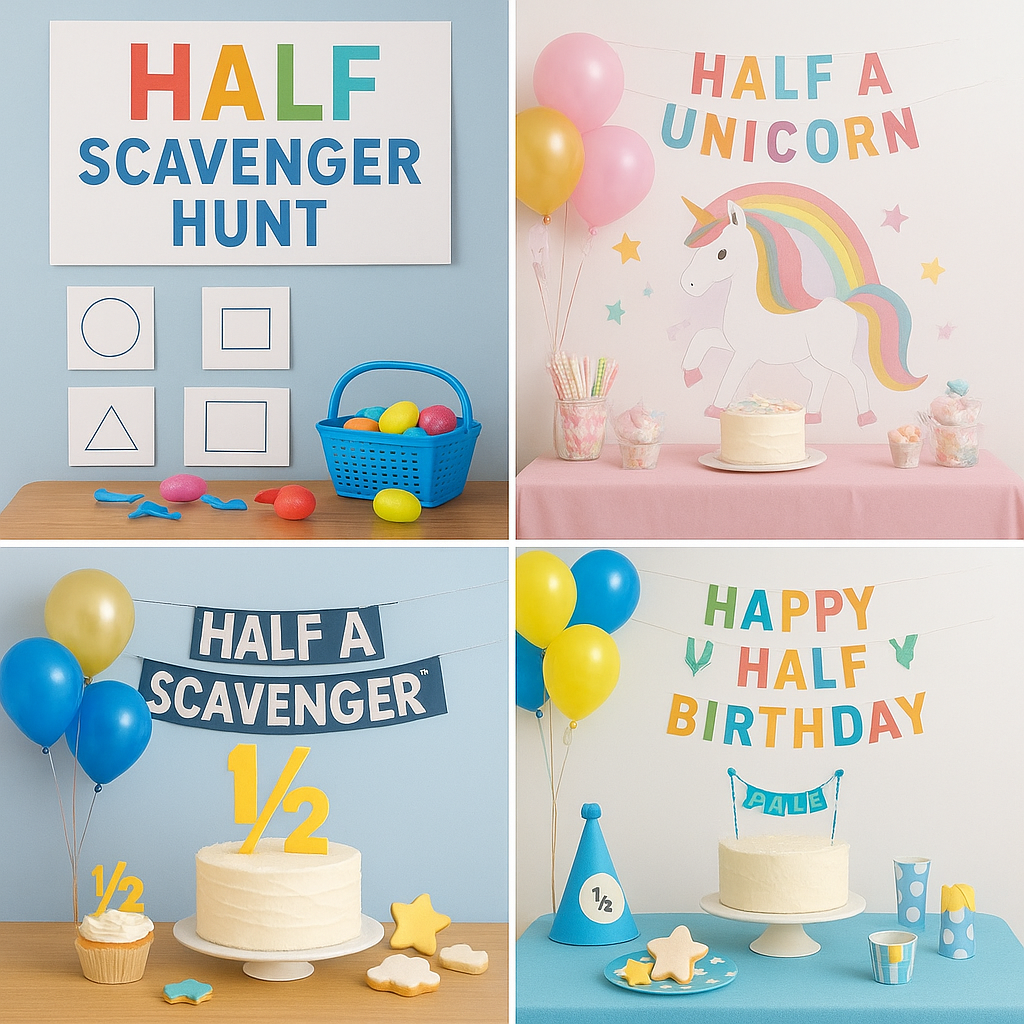Half Birthday Ideas for Kids
