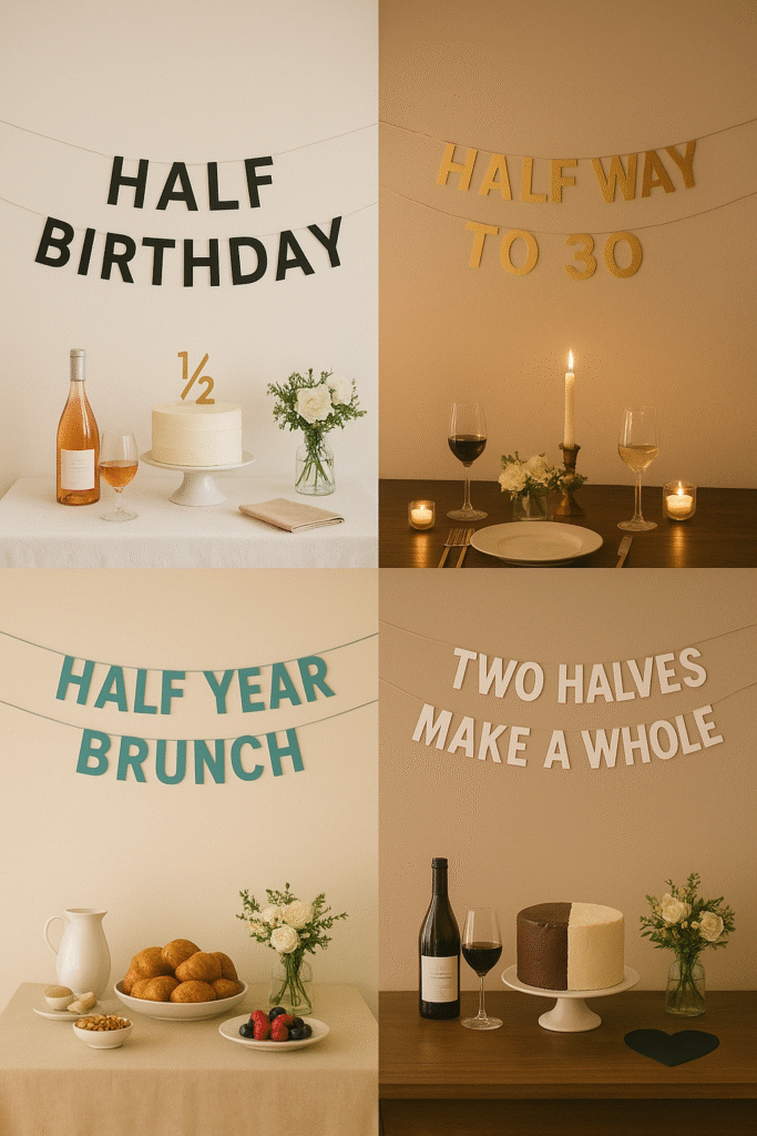 Half-Year Party Ideas for Adults